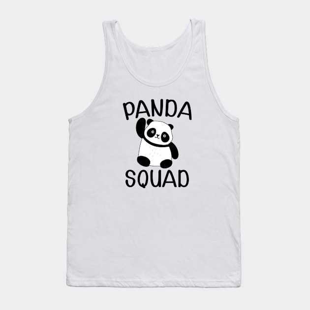 Panda Squad Tank Top by KC Happy Shop